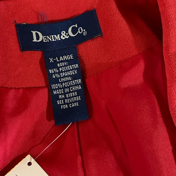 Denim & Co Soft Chamois Blazer - Picture 9 of 12